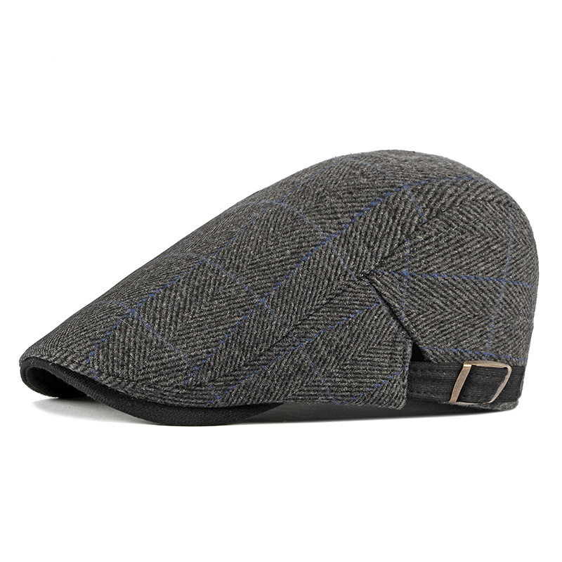 ZEB | Check wool flat cap