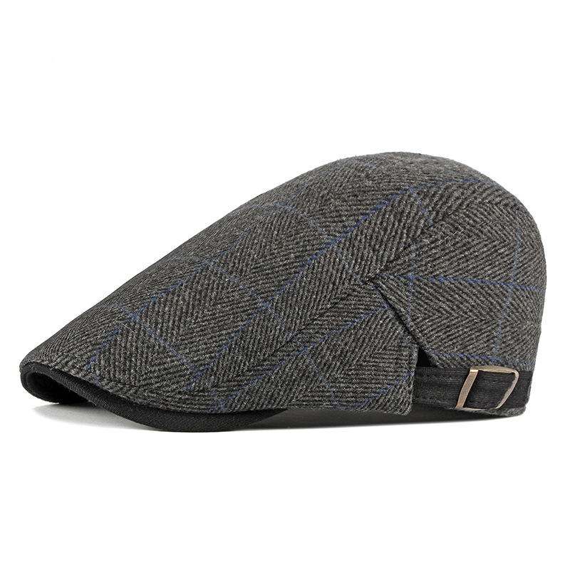 ZEB | Check wool flat cap