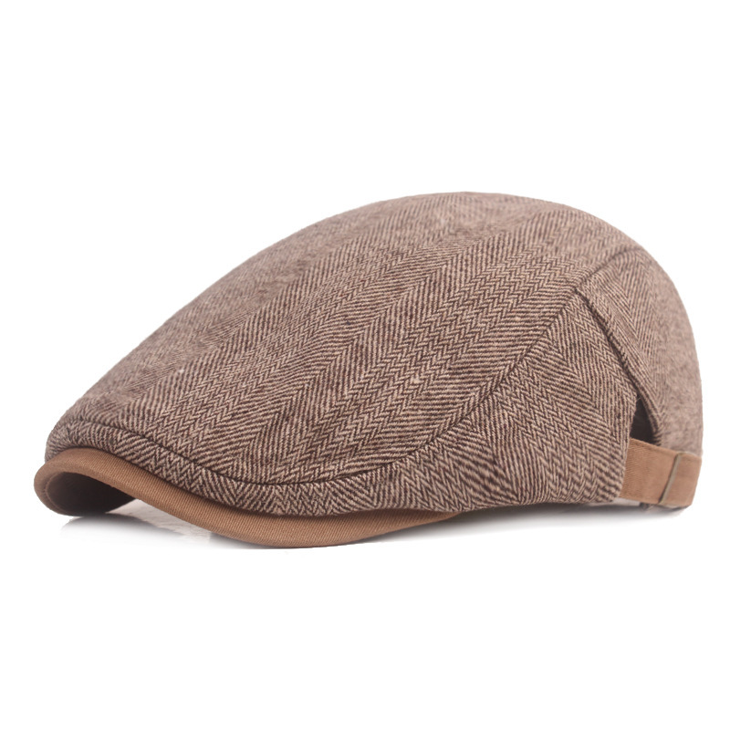 RUTH | Thickened herringbone flat cap