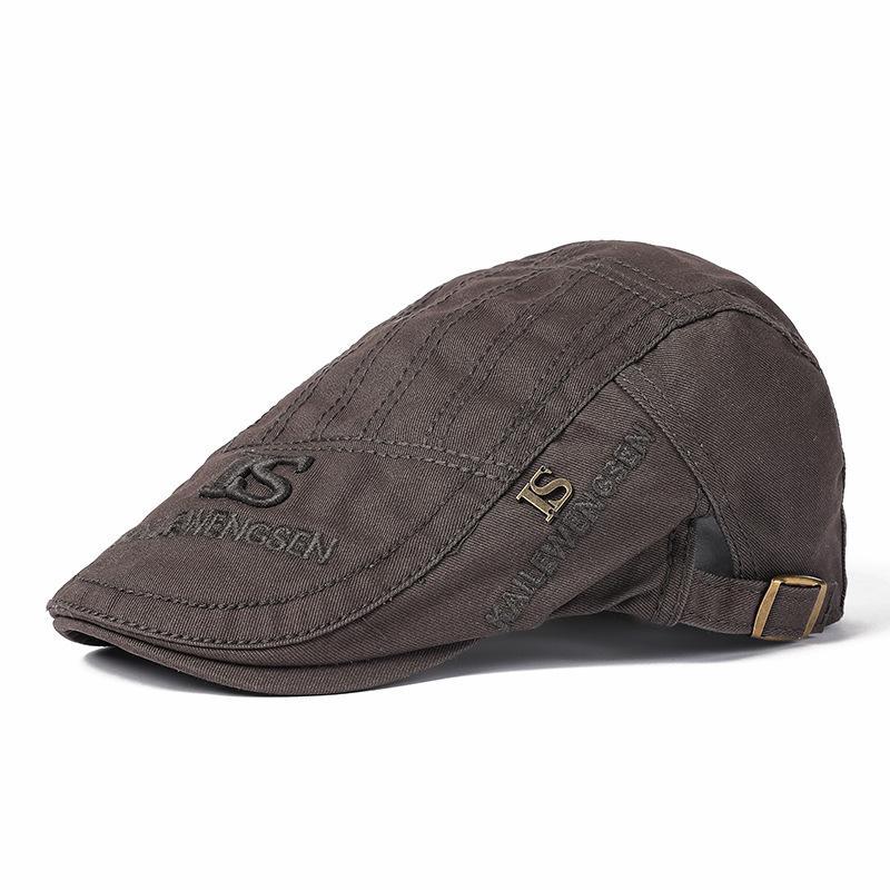 ZEB | Cotton embroidered flat cap