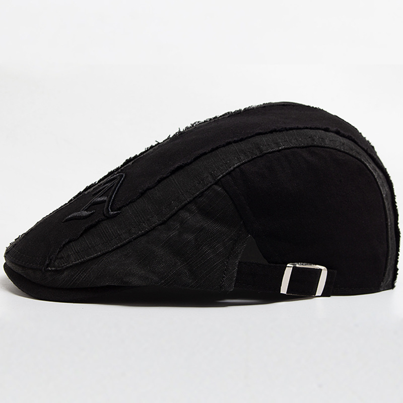 LIA | Distressed patchwork flat cap