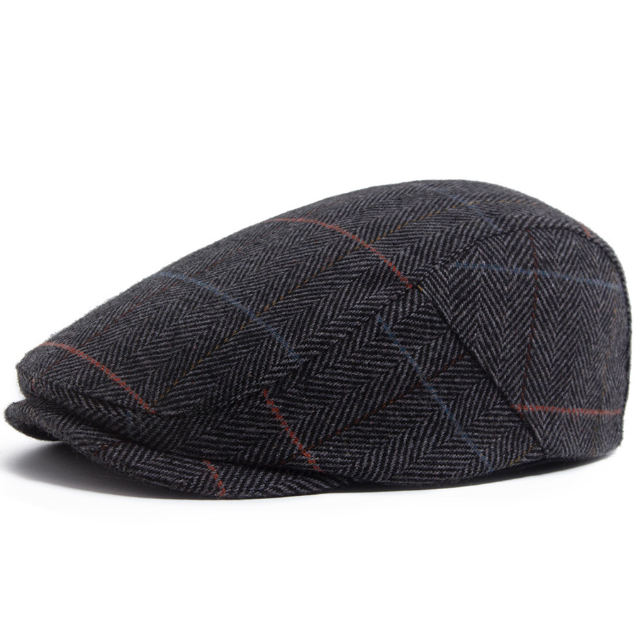 GORD | Wool striped flat-top hat