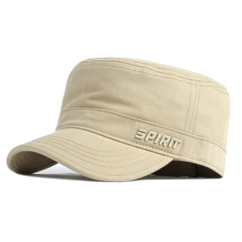 Embroidered sports flat top baseball cap