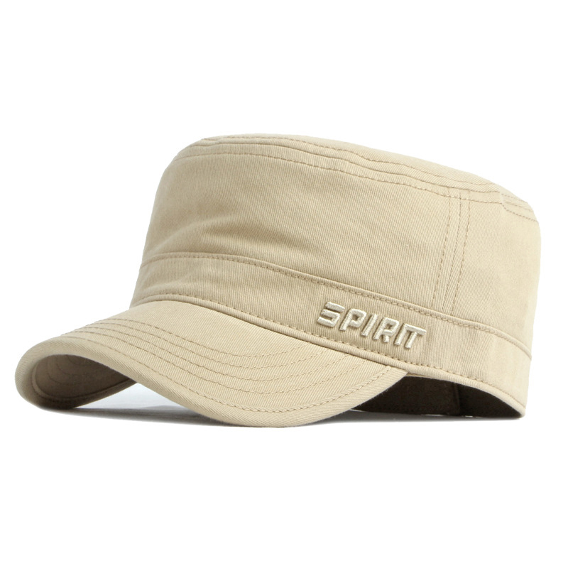 Embroidered sports flat top baseball cap