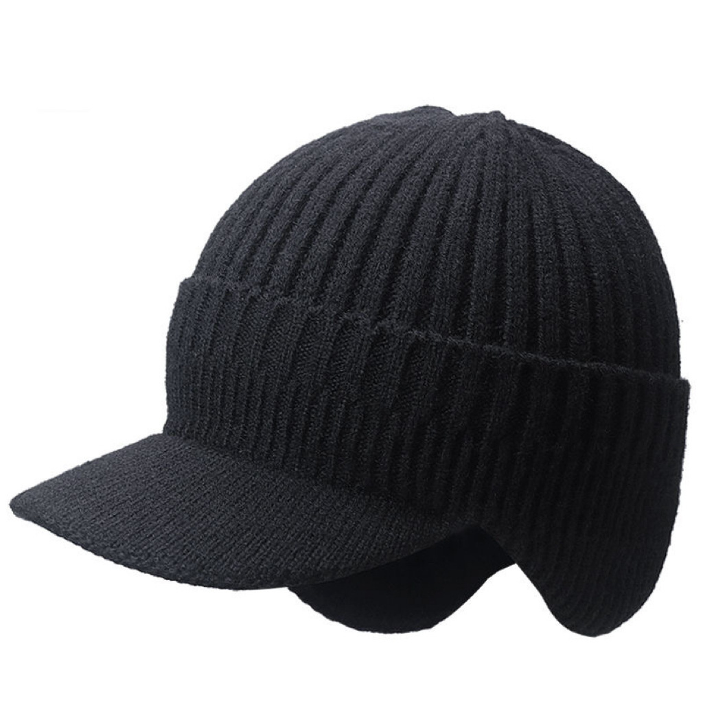 Elastic Warm Ear Protection Knitted Hat