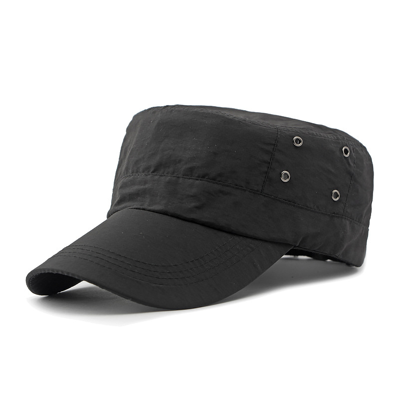 Nylon flat top baseball cap