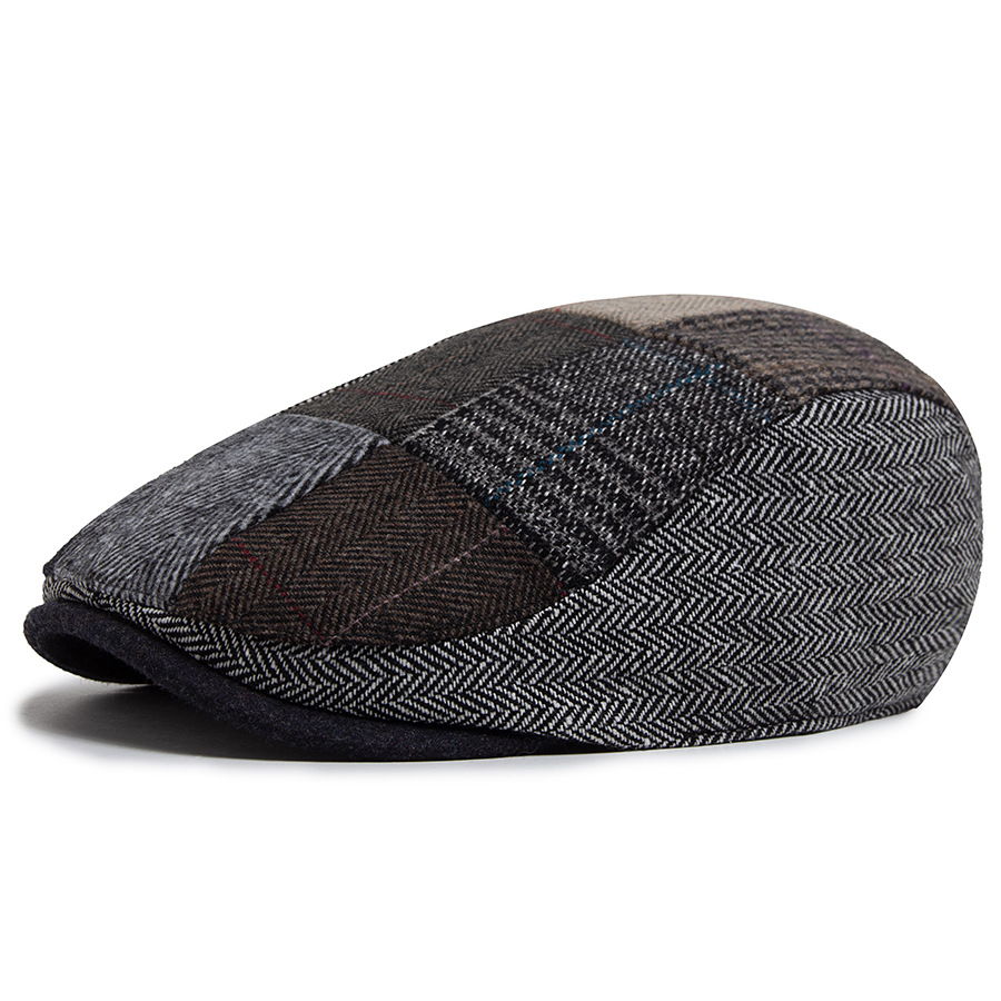 Gord | Vintage Wool Panel Flat Cap
