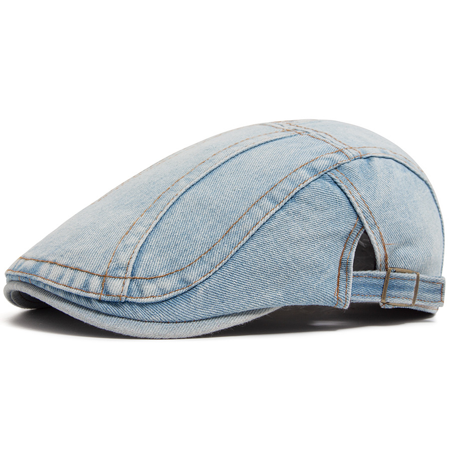 Marlin | Washed denim flat cap