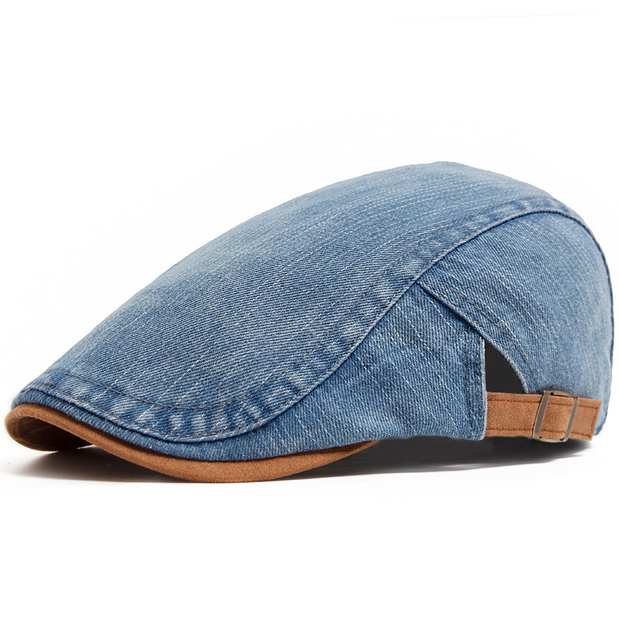 Albert | Denim flat cap