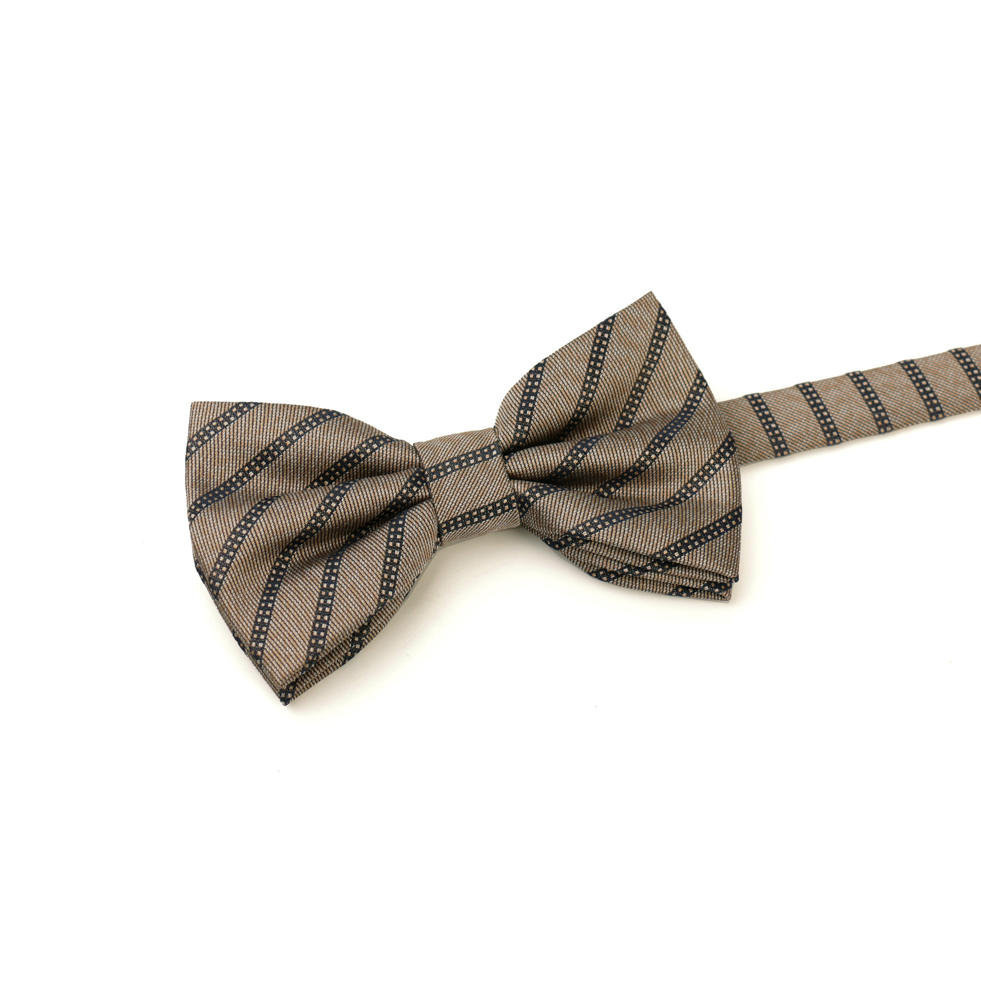 Retro khaki bow tie