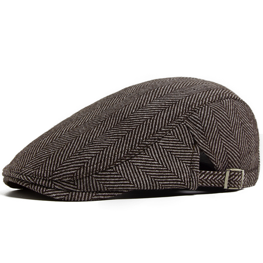RUTH | British herringbone flat cap