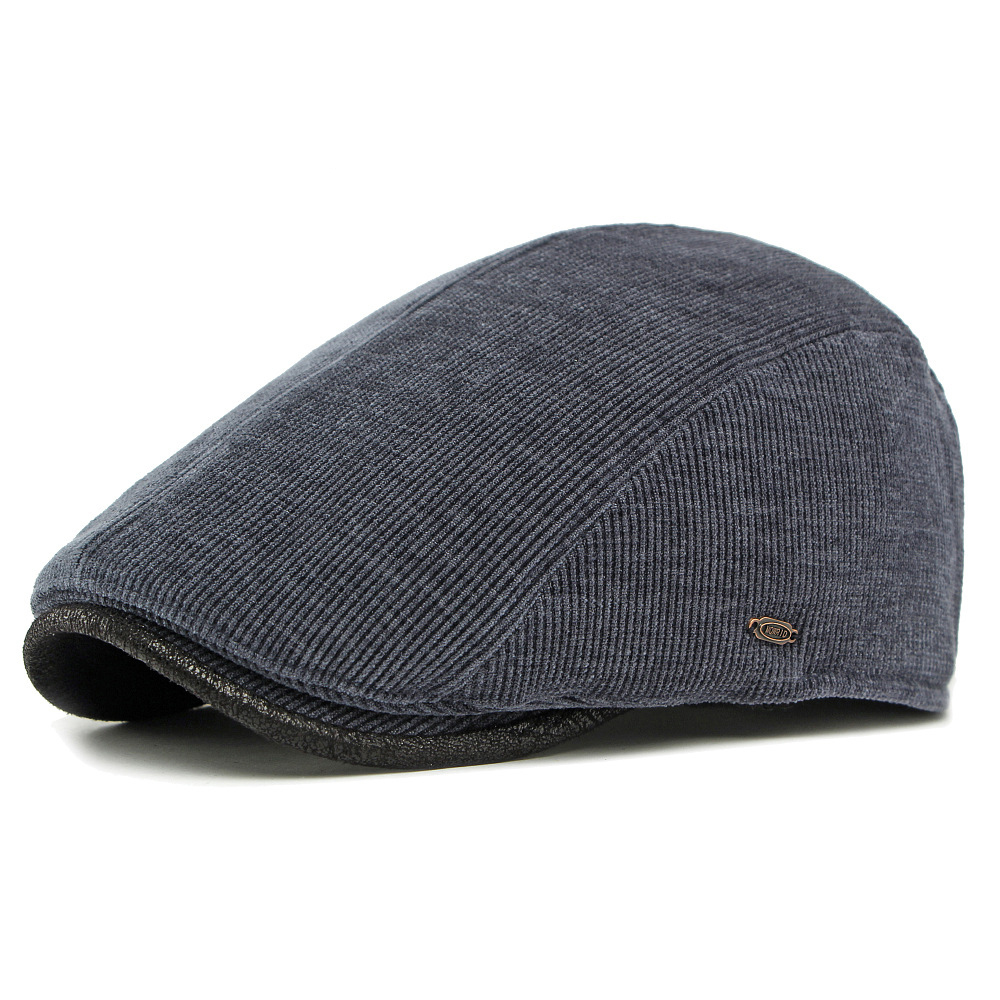 HANK | Winter Fleece Corduroy Flat Top Hat