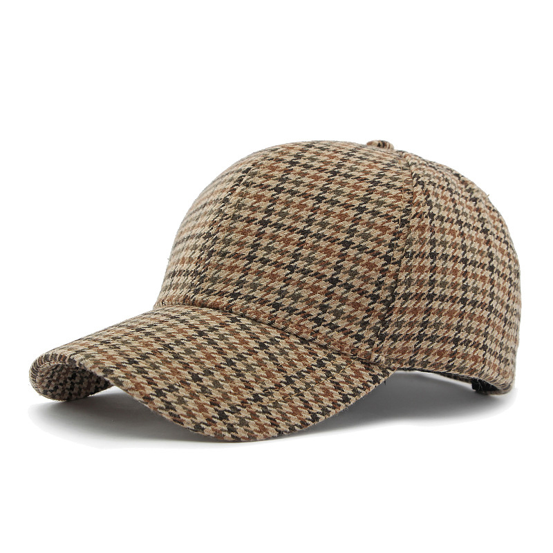 Houndstooth baseball cap