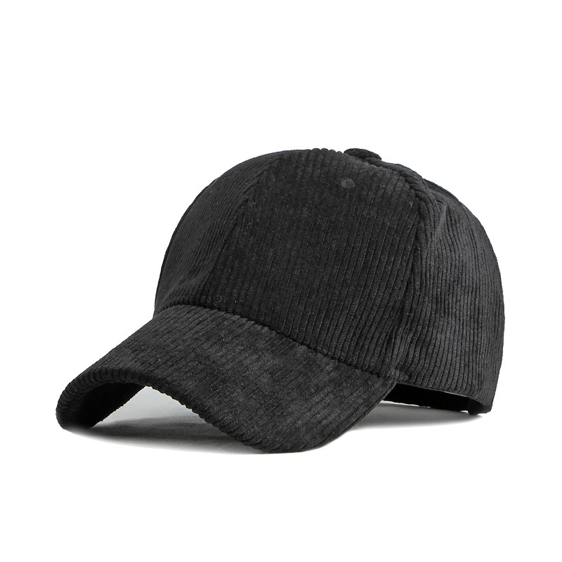 Corduroy baseball cap