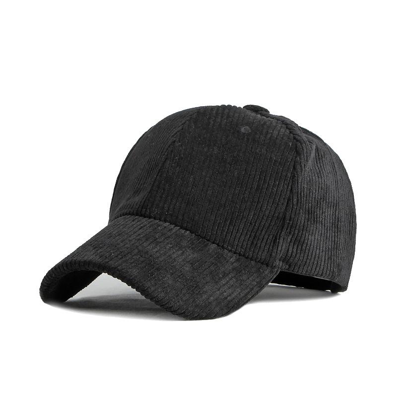 Corduroy baseball cap