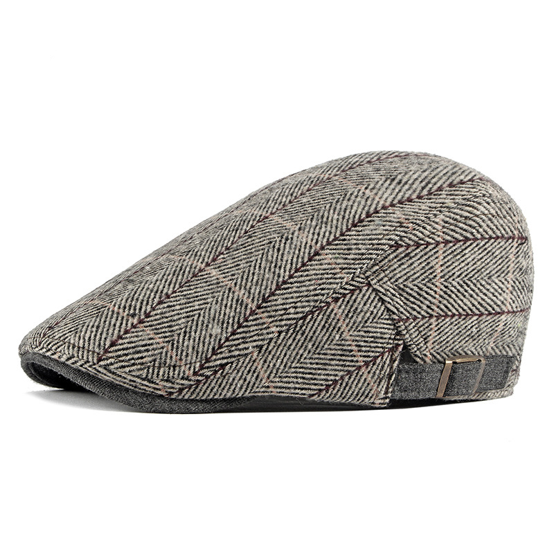 ZEB | Check wool flat cap