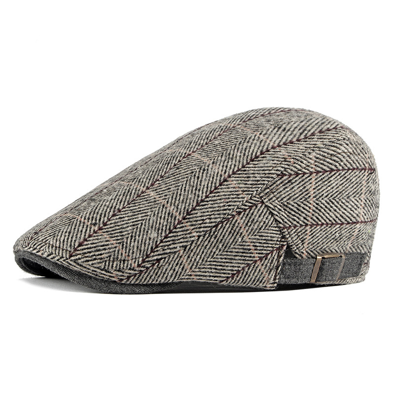 ZEB | Check wool flat cap
