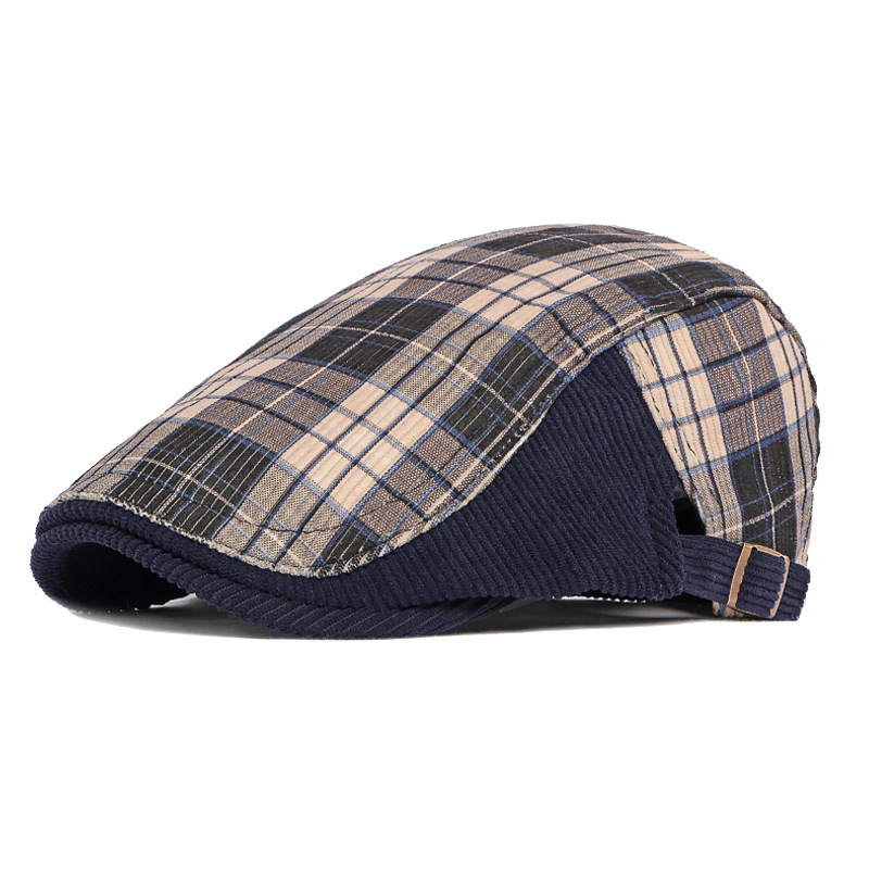 ZEB | Plaid corduroy flat cap