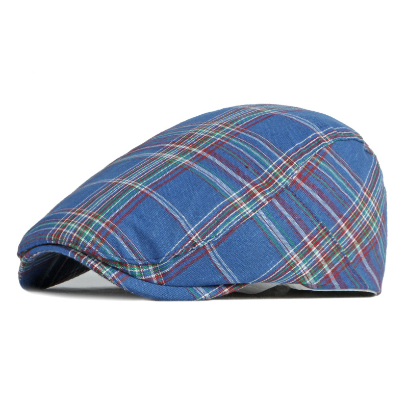 ZEB | Plaid Christmas color flat cap