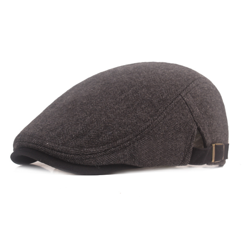RUTH | Thickened herringbone flat cap