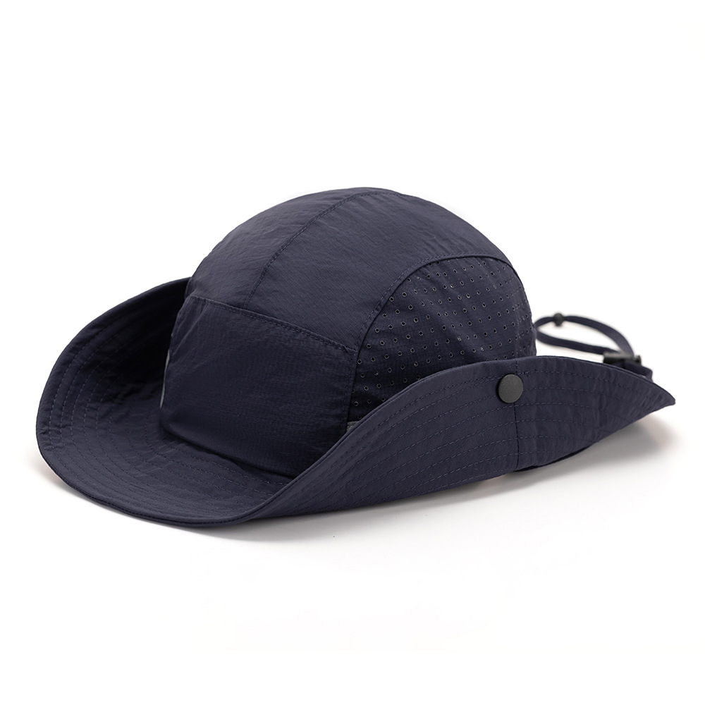 Embroidered quick-drying bucket hat