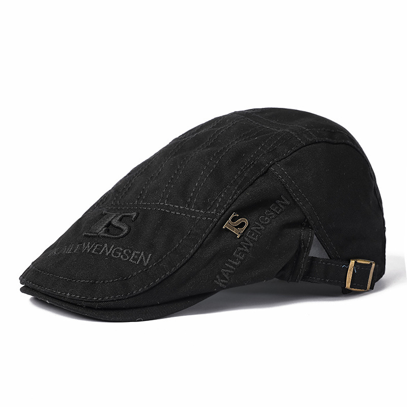ZEB | Cotton embroidered flat cap