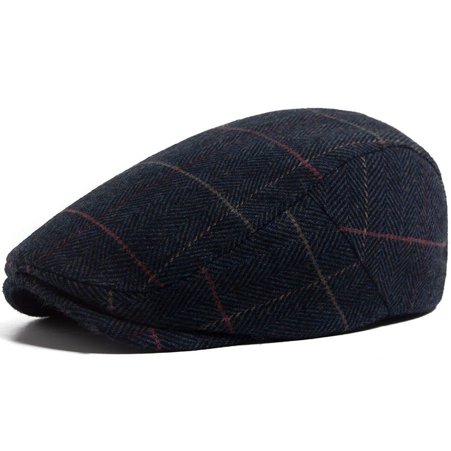 GORD | Wool striped flat-top hat