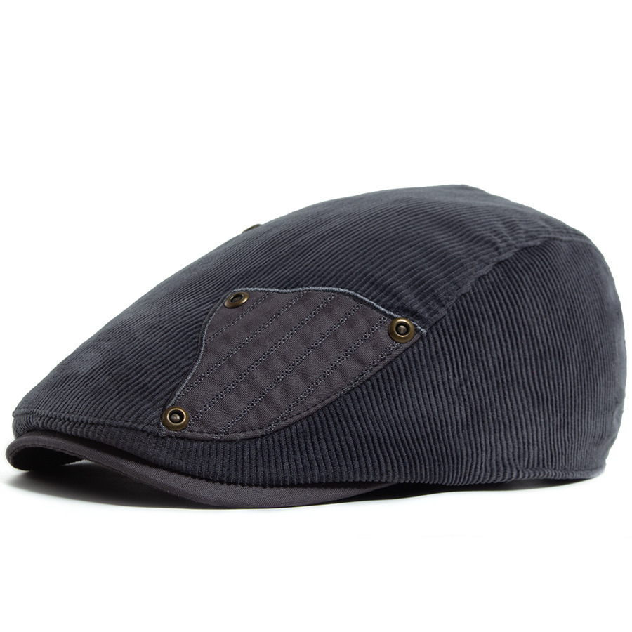 GORD | Corduroy patchwork flat cap