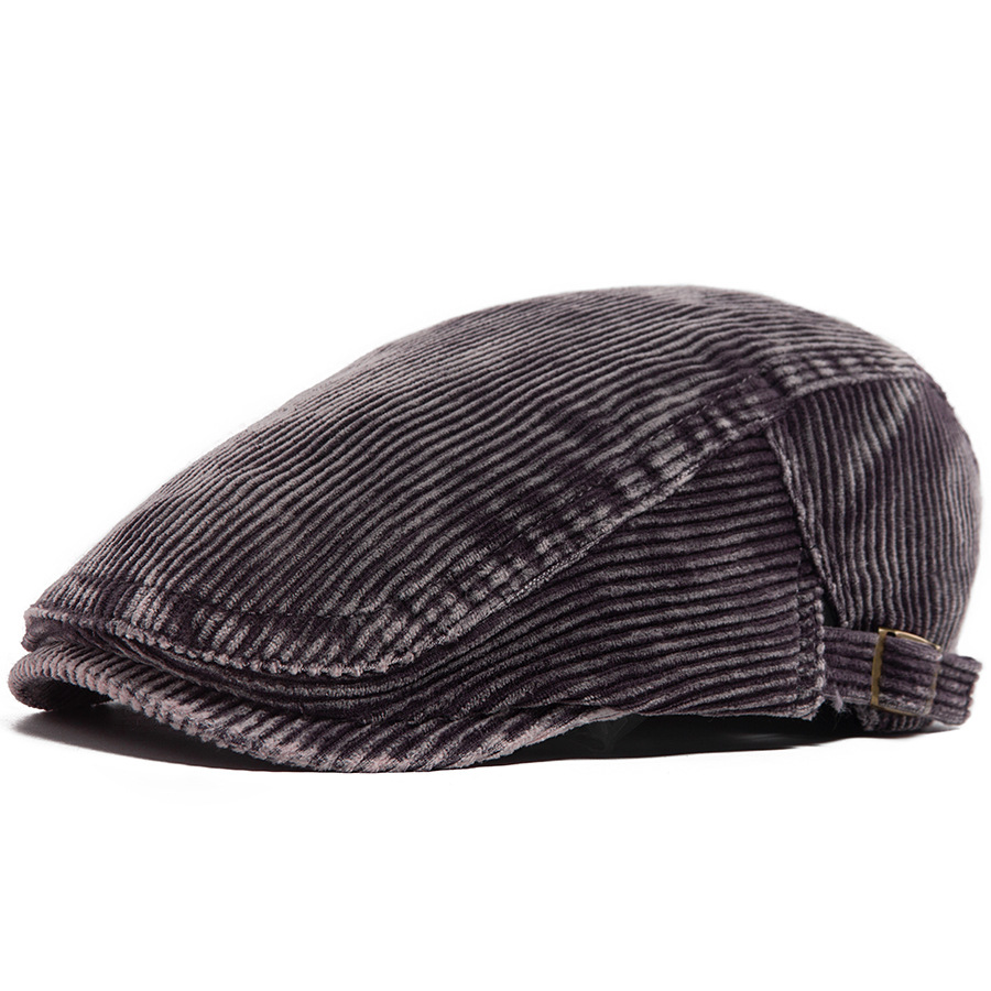 HANK | Washed corduroy flat cap