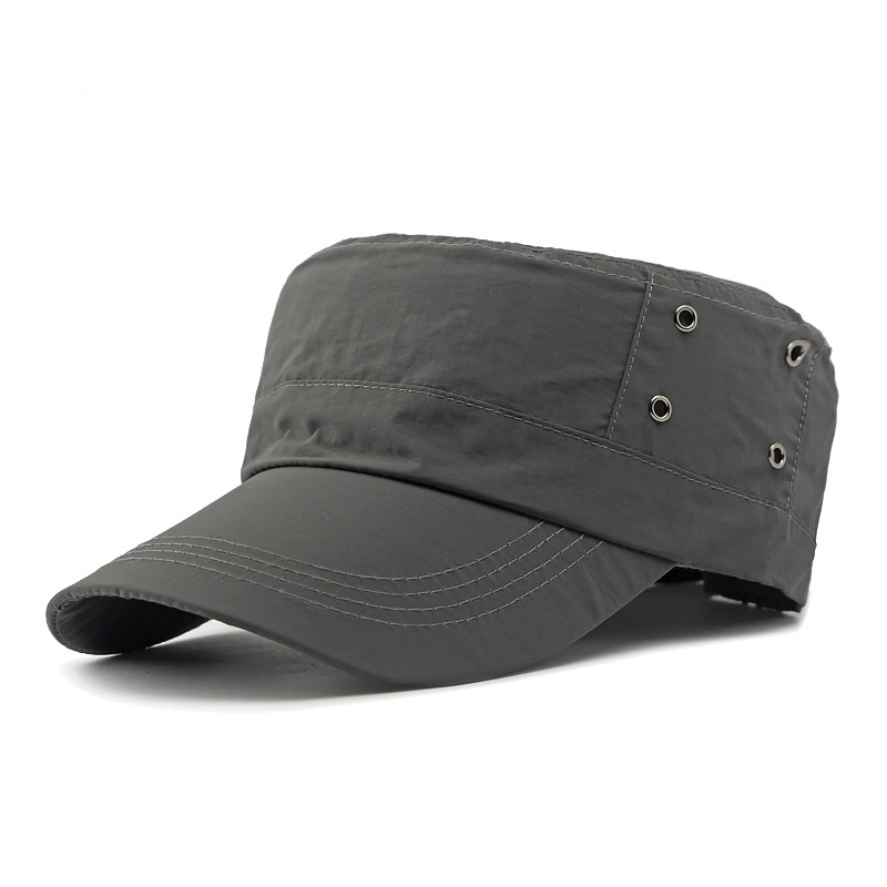 Nylon flat top baseball cap