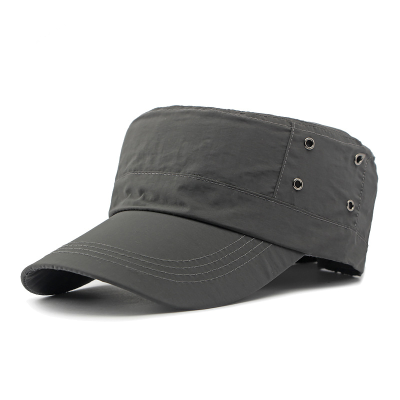 Nylon flat top baseball cap