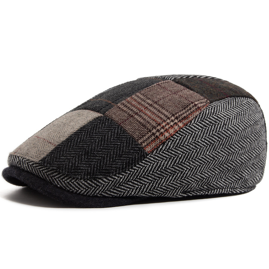 Gord | Vintage Wool Panel Flat Cap