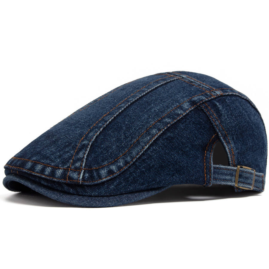 Marlin | Washed denim flat cap