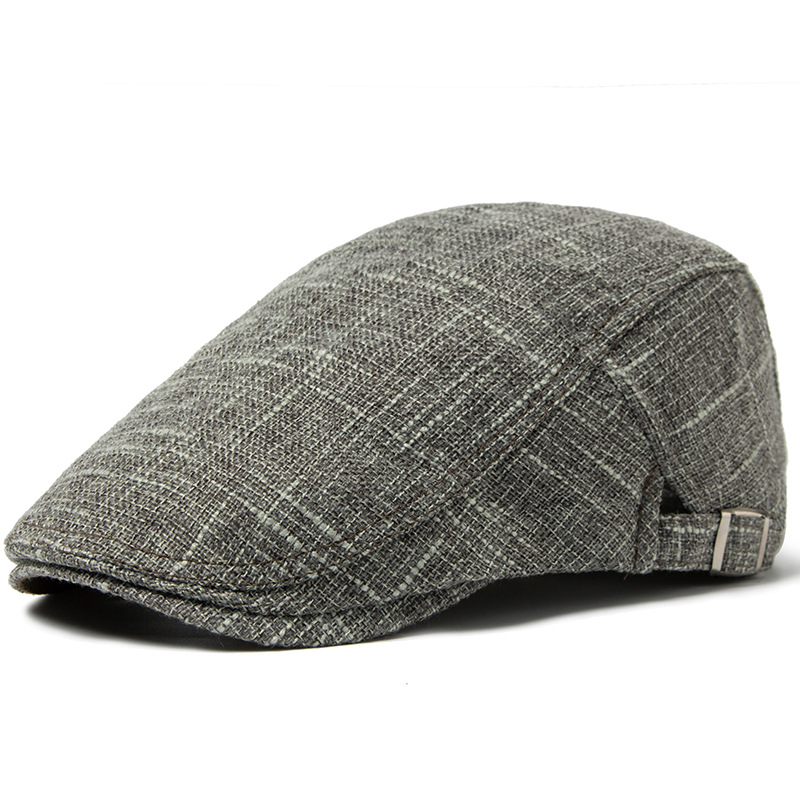 Bayside | Cotton and linen flat cap