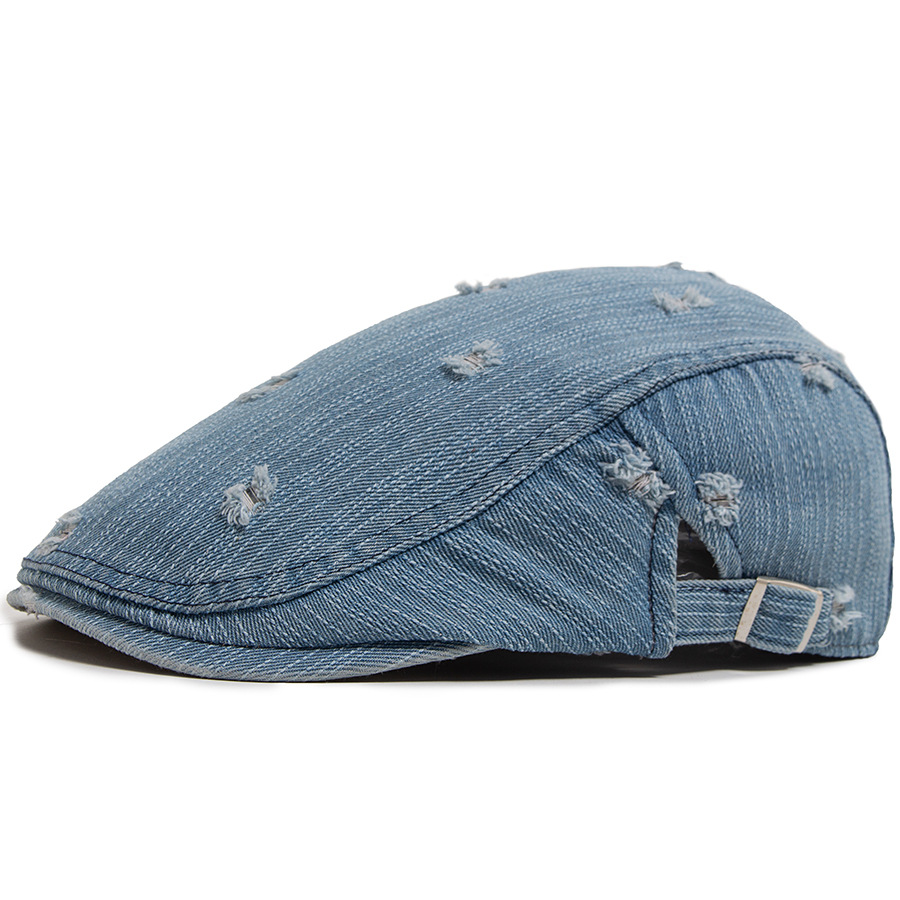 Gord | ripped denim flat cap