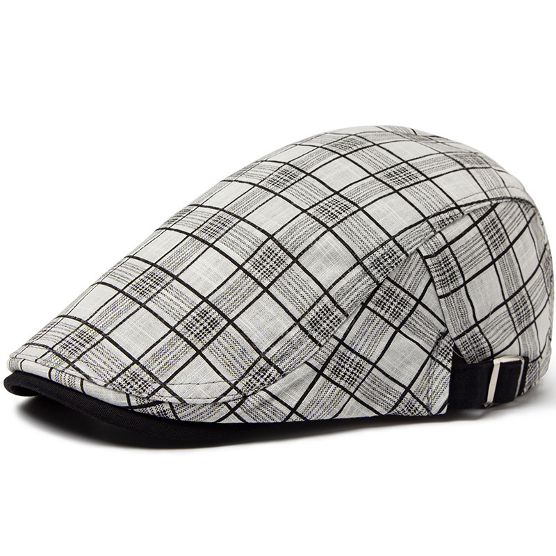 Gord丨British style cotton and linen flat cap