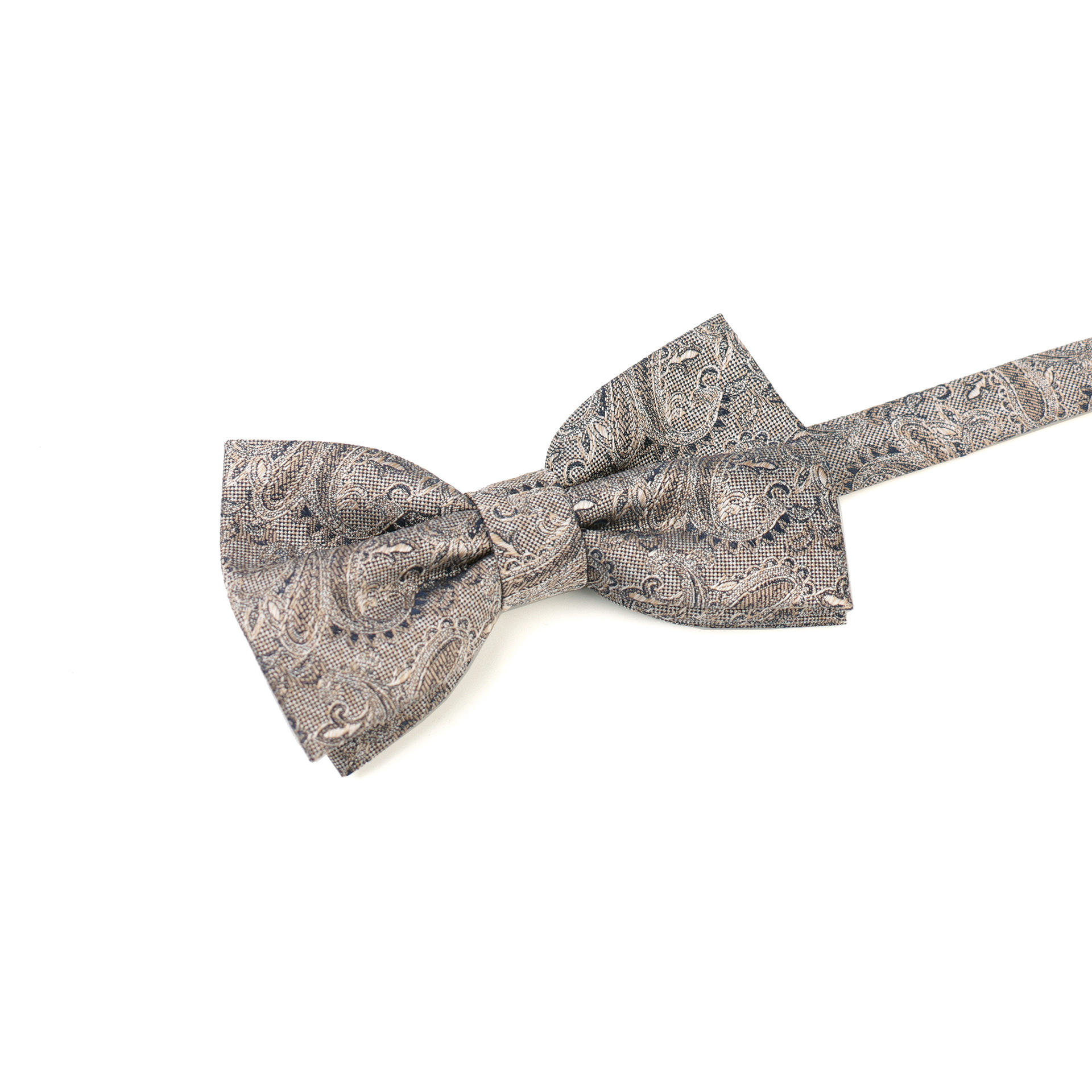 Retro khaki bow tie