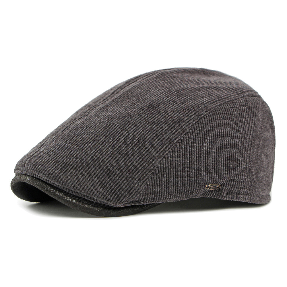 HANK | Winter Fleece Corduroy Flat Top Hat