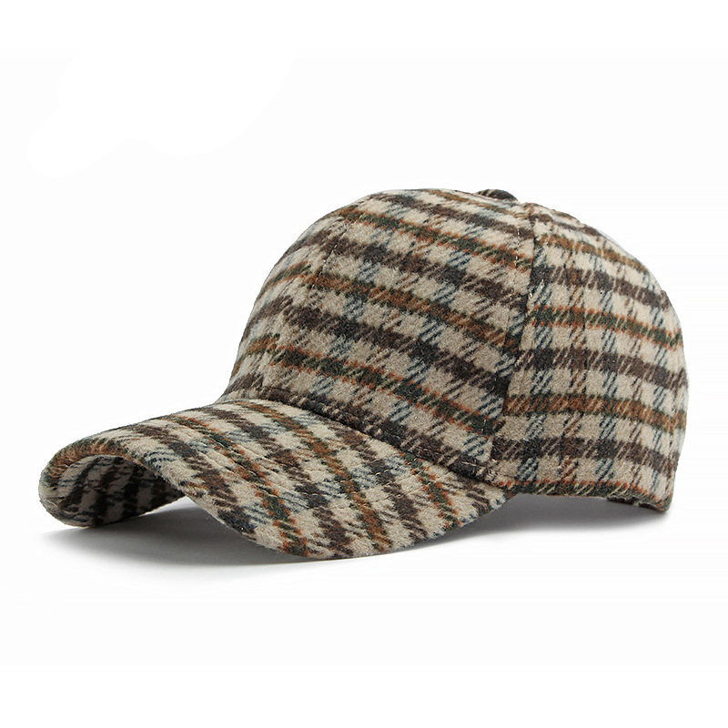 Houndstooth baseball cap