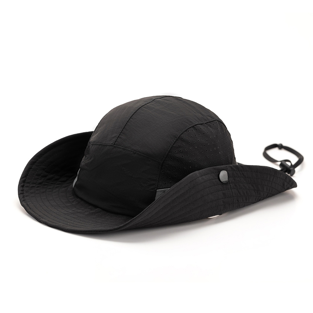 Embroidered quick-drying bucket hat