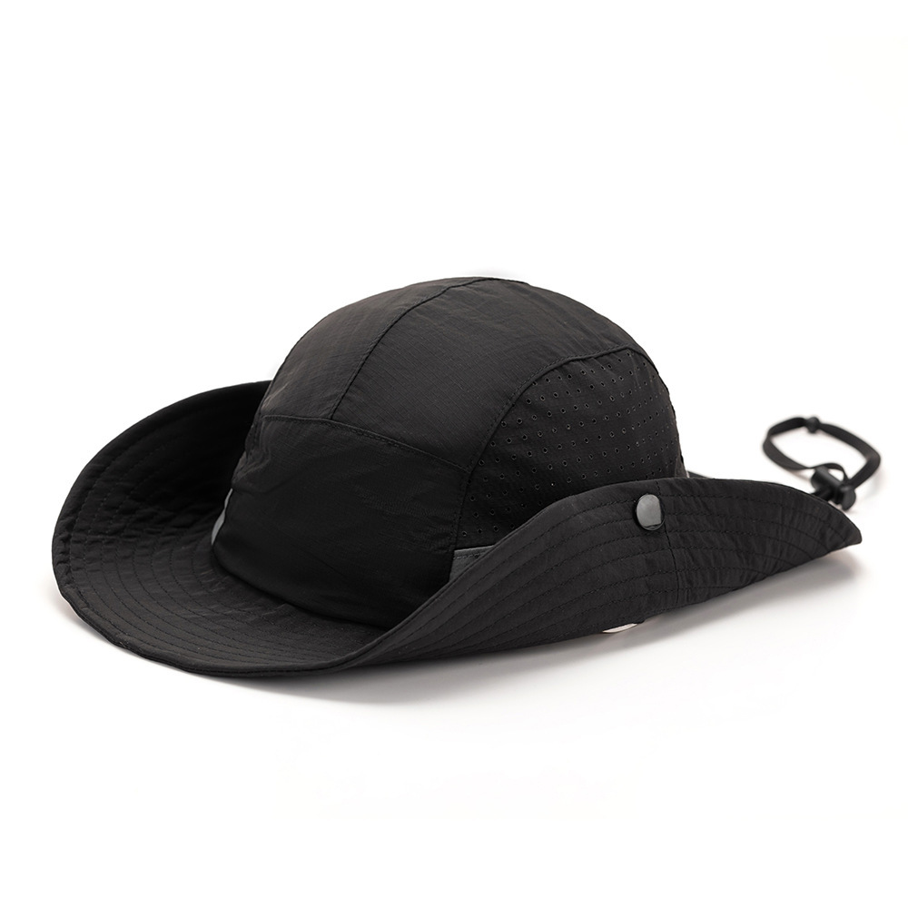 Embroidered quick-drying bucket hat