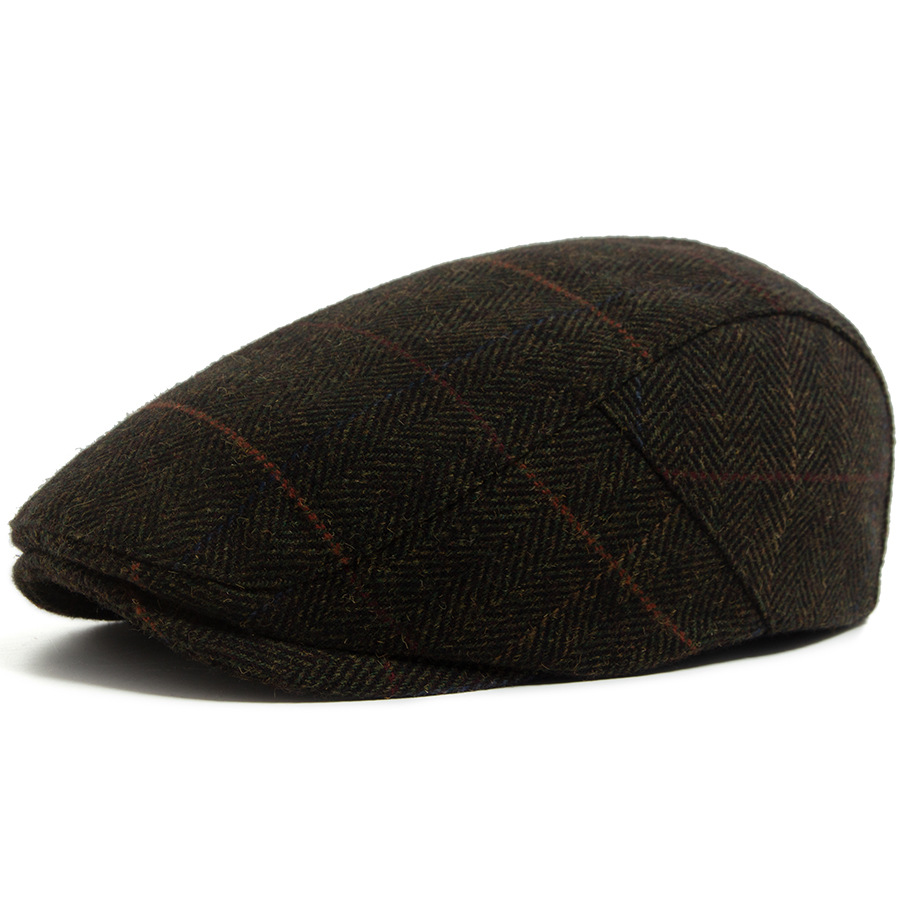 GORD | Wool striped flat-top hat