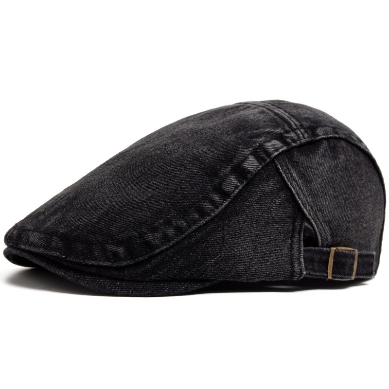 MARLIN | Washed denim flat cap