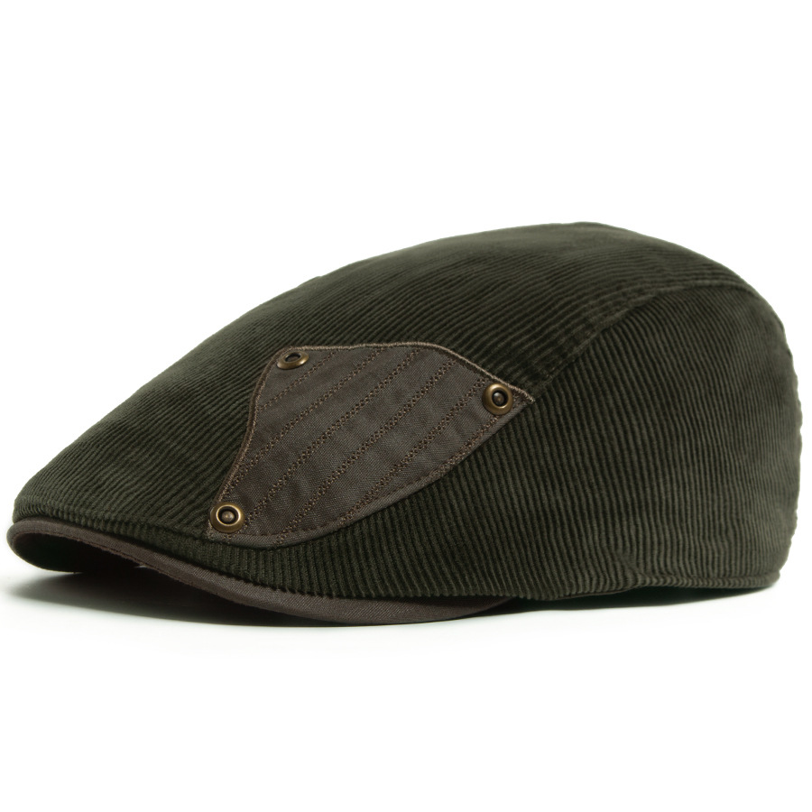 GORD | Corduroy patchwork flat cap