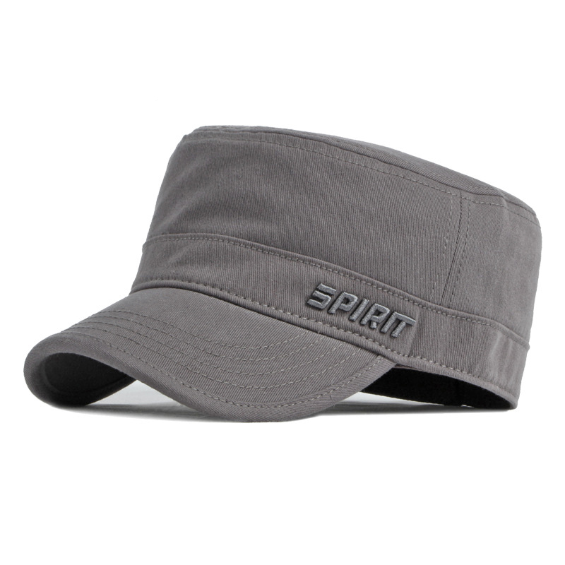 Embroidered sports flat top baseball cap