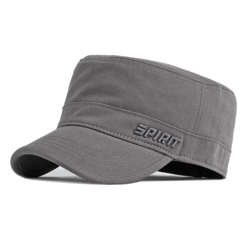 Embroidered sports flat top baseball cap