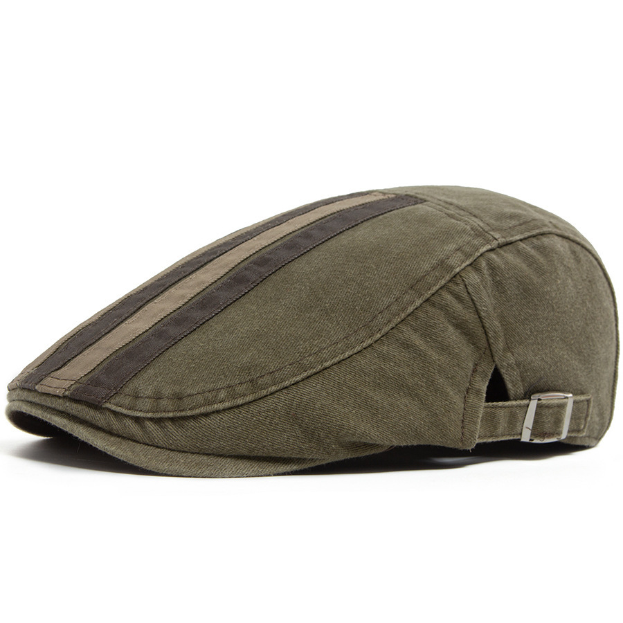 Buck | striped flat cap