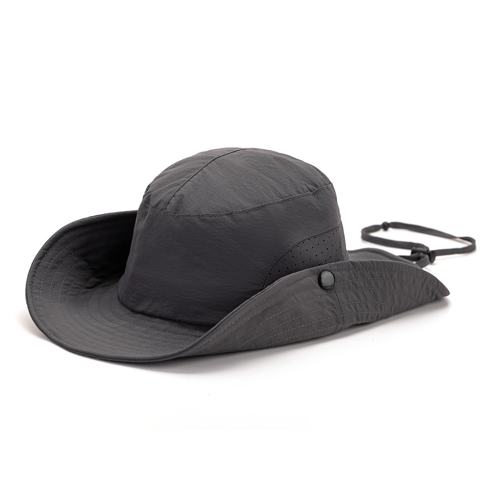 Quick-drying large-head bucket hat