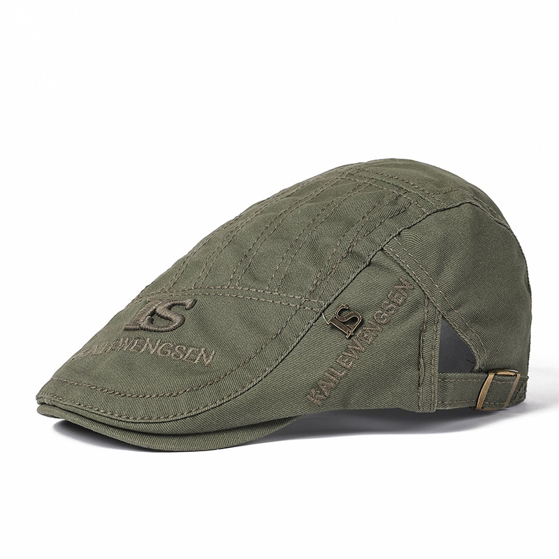 ZEB | Cotton embroidered flat cap