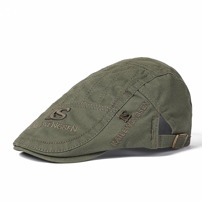 ZEB | Cotton embroidered flat cap